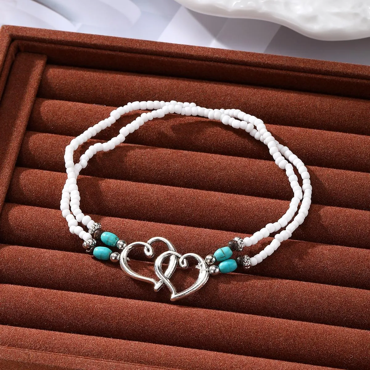 Cross Heart Butterfly Anklets - Silver Waterproof Diamond Rhinestone for Women, Large Plus Size for Big Ankles