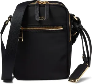 Crossbody Voyageur Persia Tumi, Black/Gold
