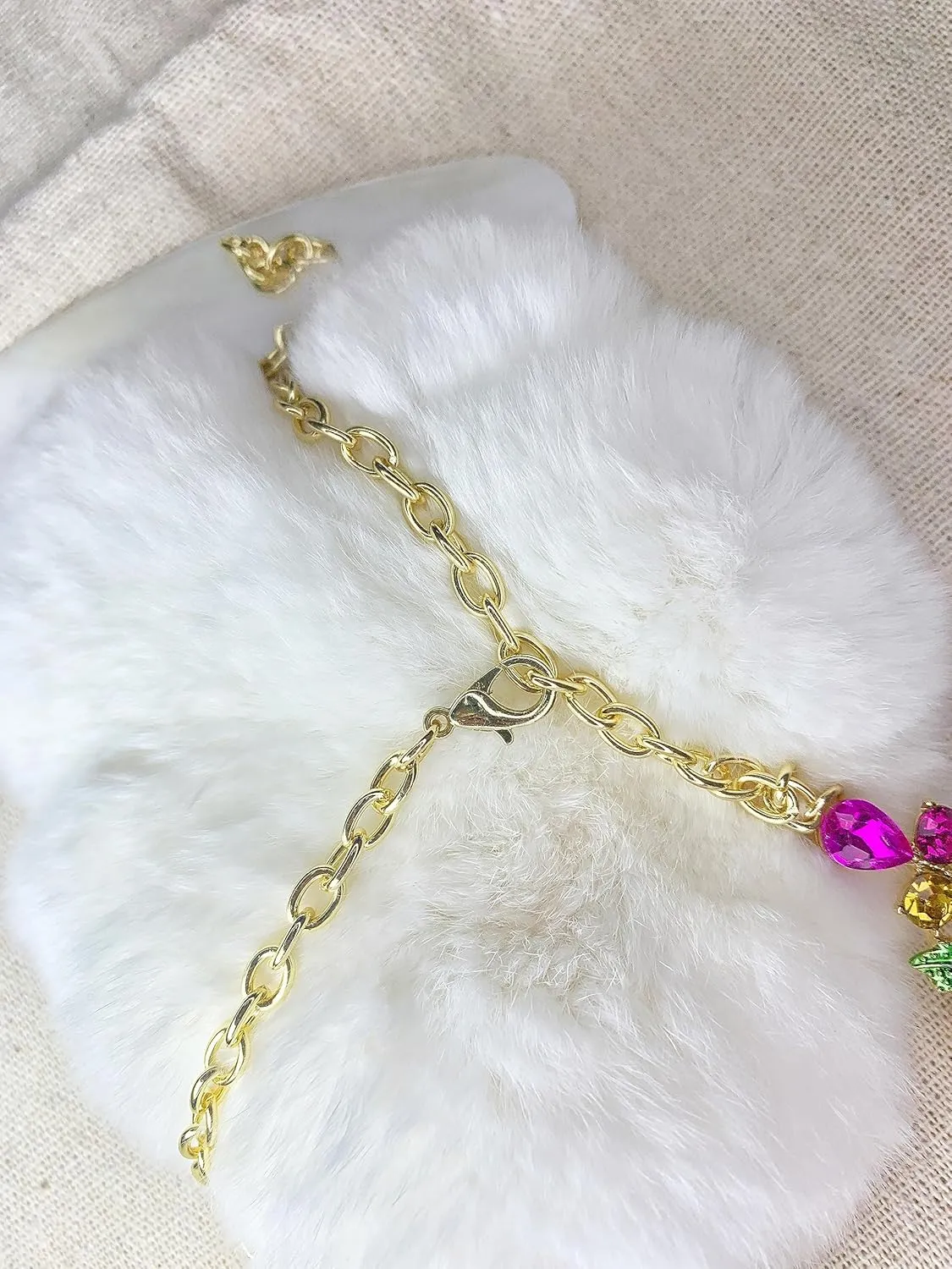 Crystal Flower Bib Statement Necklace Set Chunky Diamond Flower Statement Necklace & Earrings Drama Bib Collar Jewelry Set for Women Prom Party Jewelry