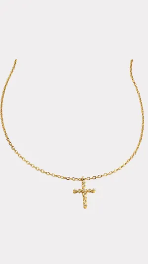Crystal Studded Cross