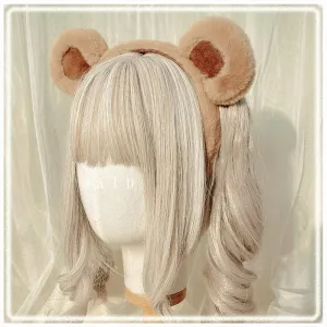 Cuddlebear  Head Band Hair Accessory Kawaii Academia Y2K Cottagecore Coquette Fairycore Dollette Princesscore