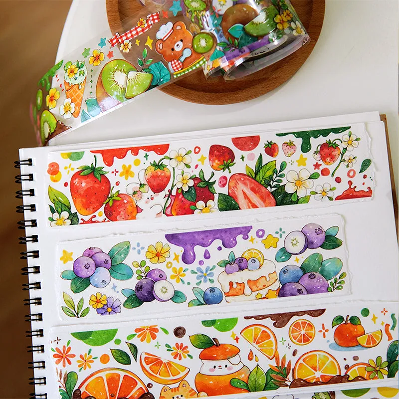 Cute Cartoon Orchard & Stationery Washi Tape