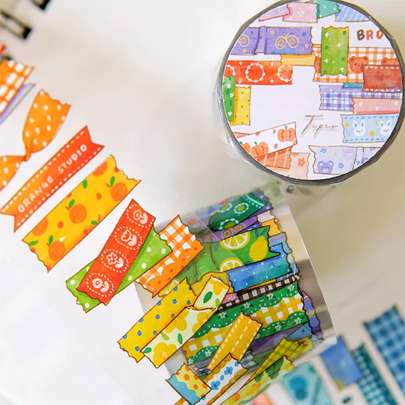 Cute Cartoon Orchard & Stationery Washi Tape