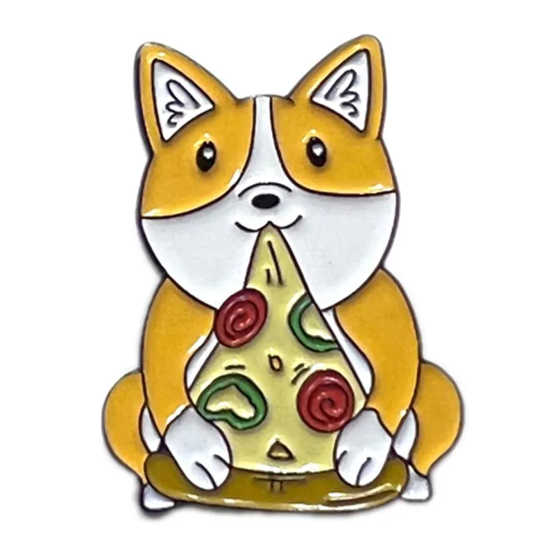 Cute Dog Corgi Enamel Pins Fashion Accessories Brooch Lapel Pin