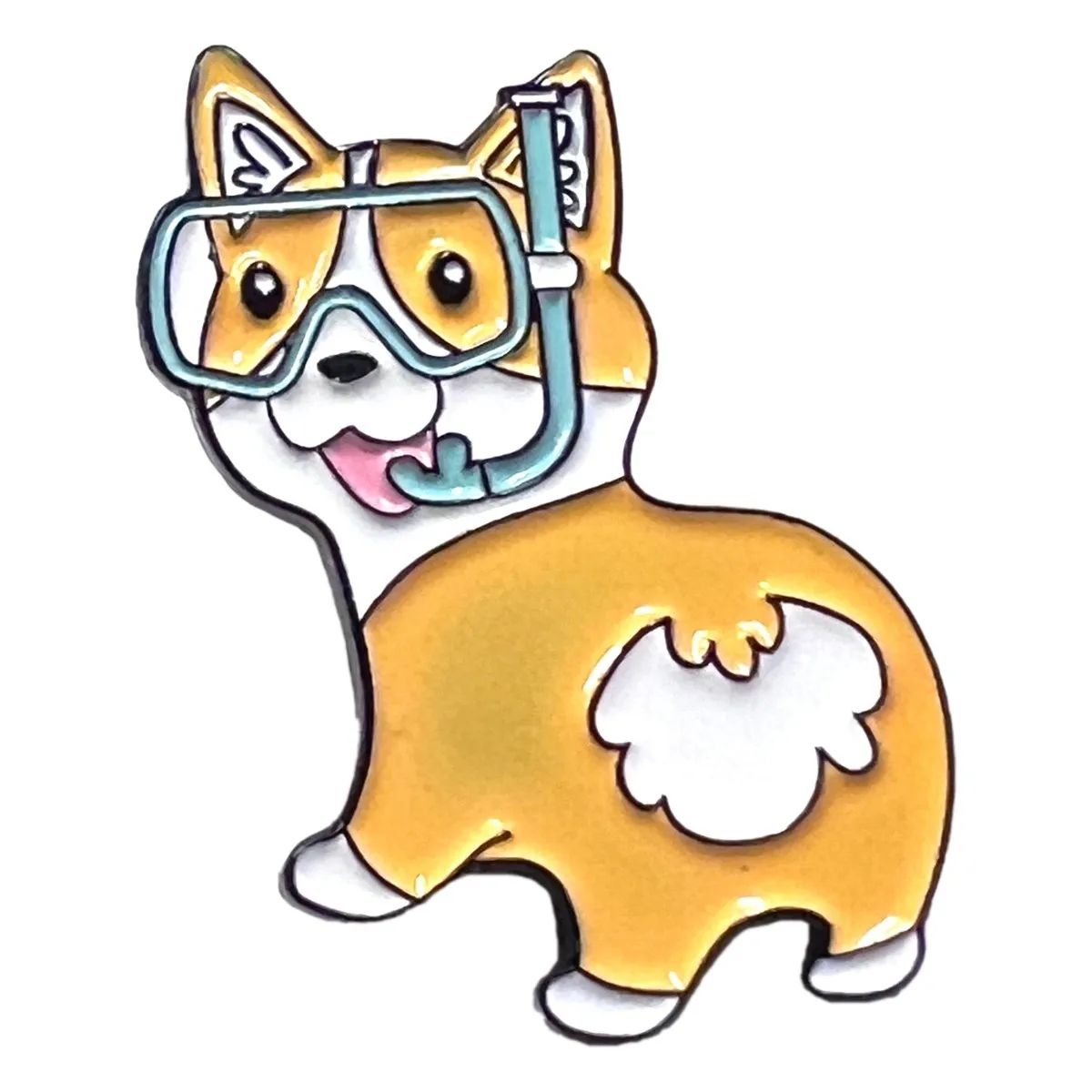 Cute Dog Corgi Enamel Pins Fashion Accessories Brooch Lapel Pin