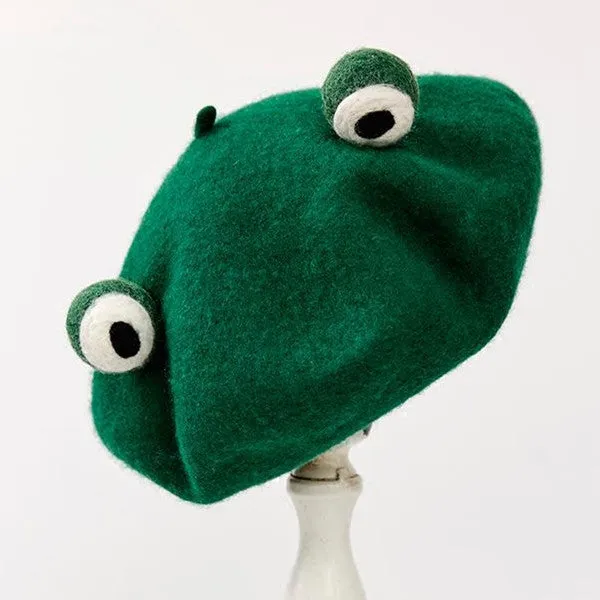 Cute Funny Frog Beret AD10286