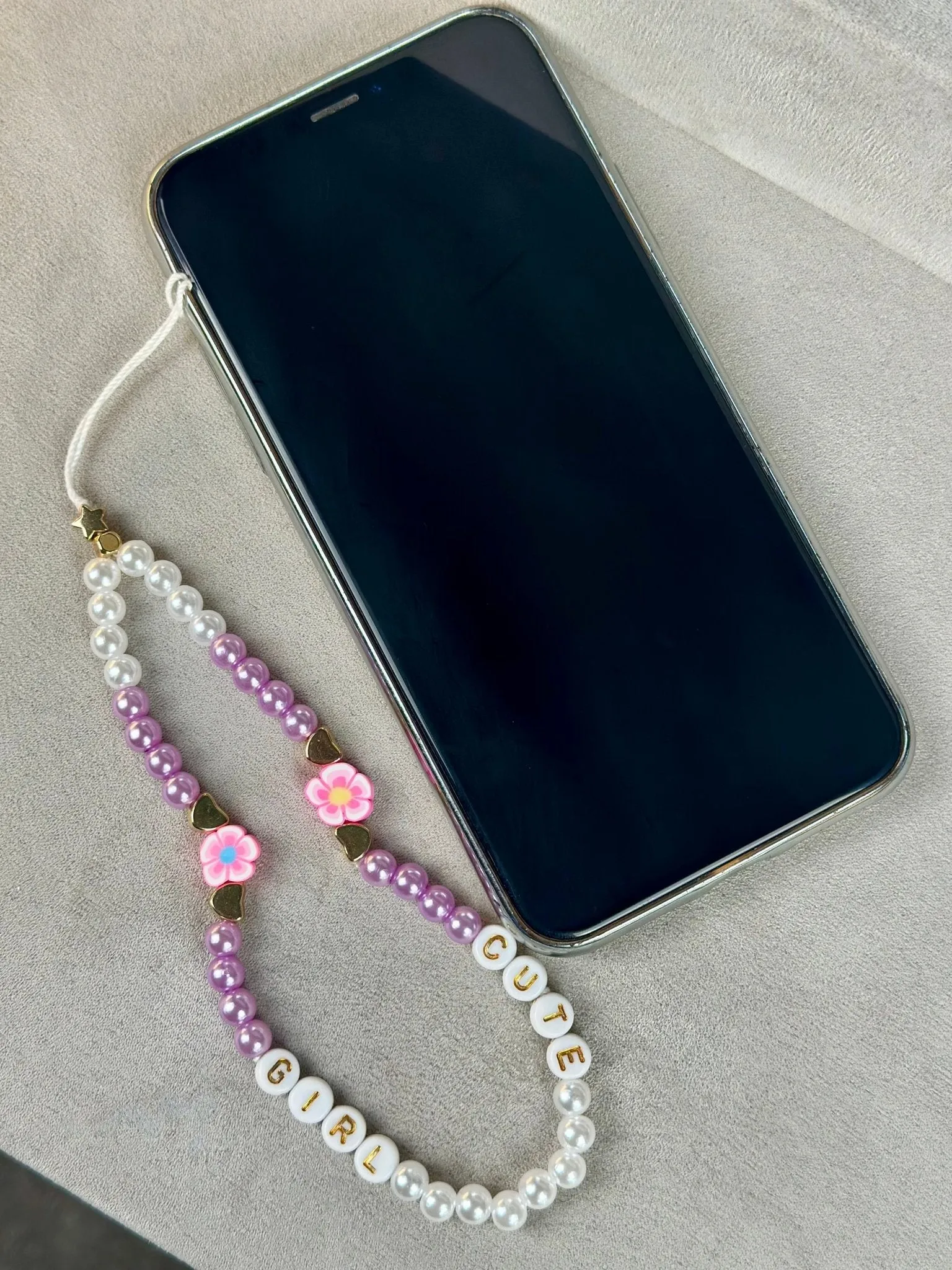 Cute Girl Wristlet Strap for Wallets/ Phone Cases