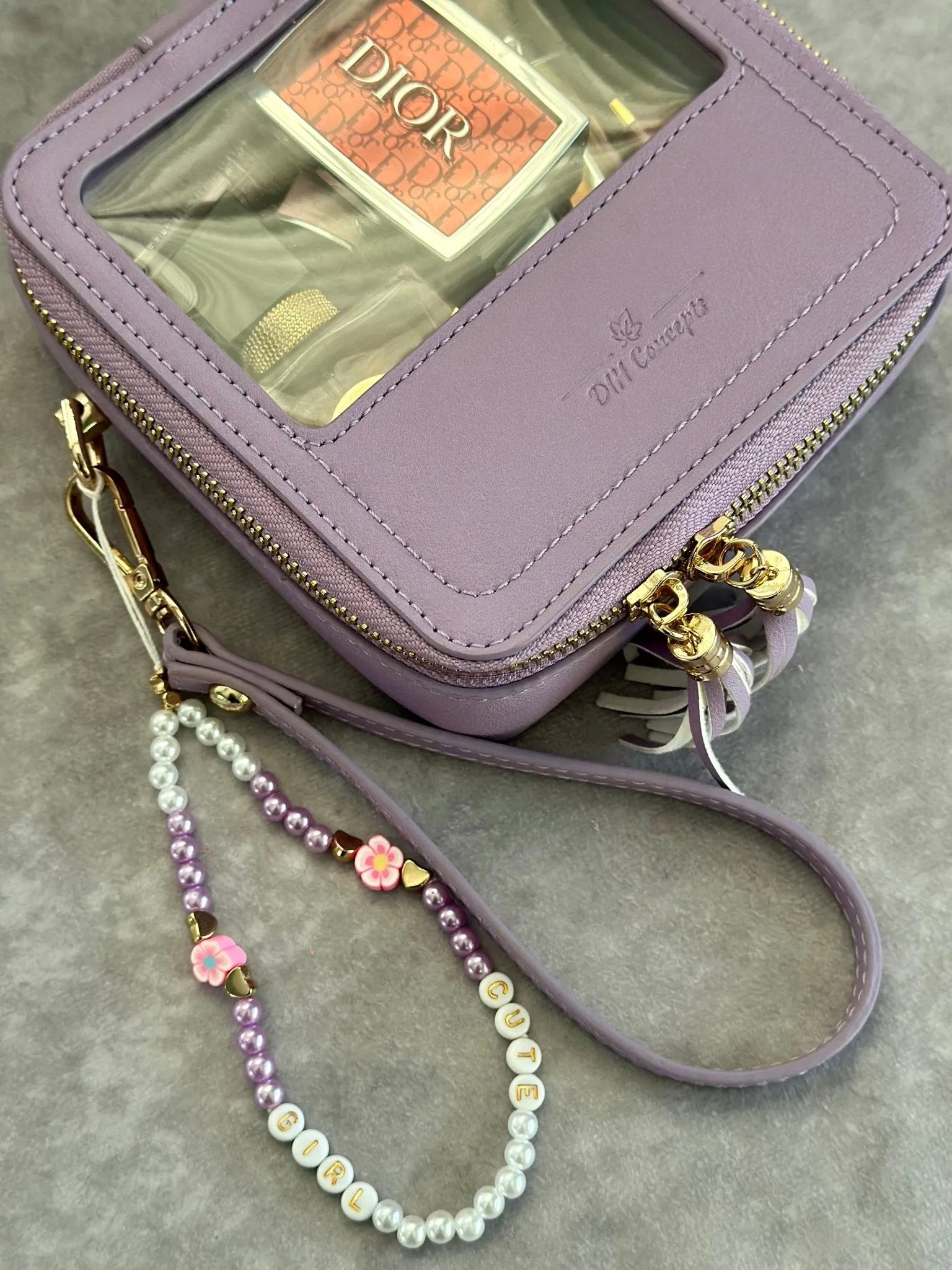 Cute Girl Wristlet Strap for Wallets/ Phone Cases