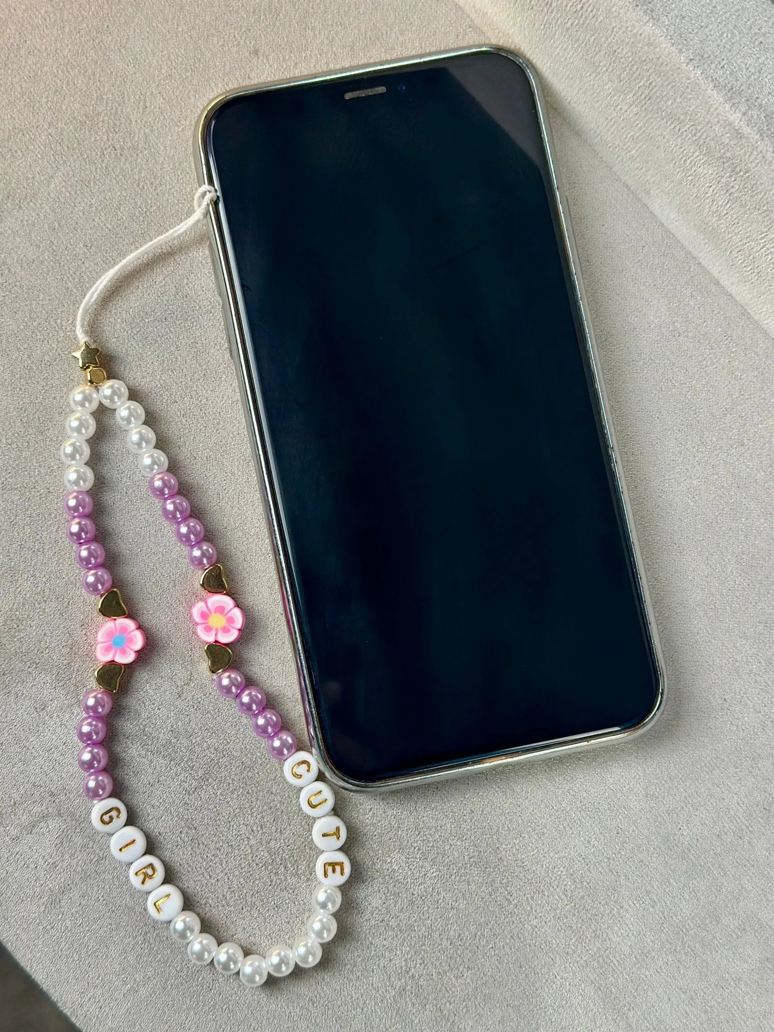 Cute Girl Wristlet Strap for Wallets/ Phone Cases