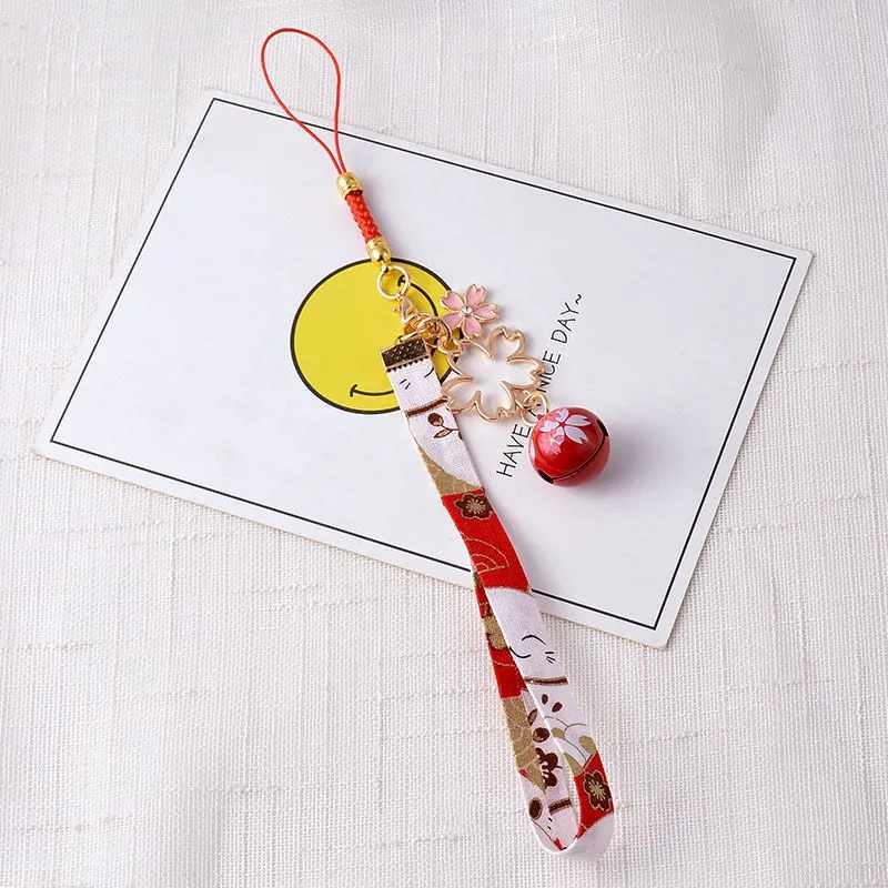 Cute Lucky Kawaii Cat Fortune Keychain