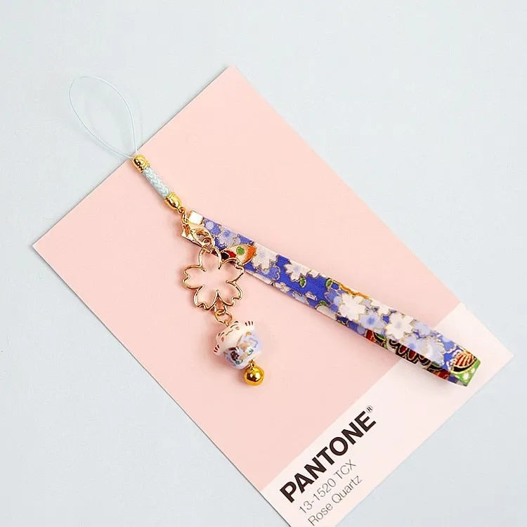 Cute Lucky Kawaii Cat Fortune Keychain