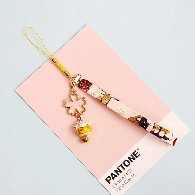 Cute Lucky Kawaii Cat Fortune Keychain