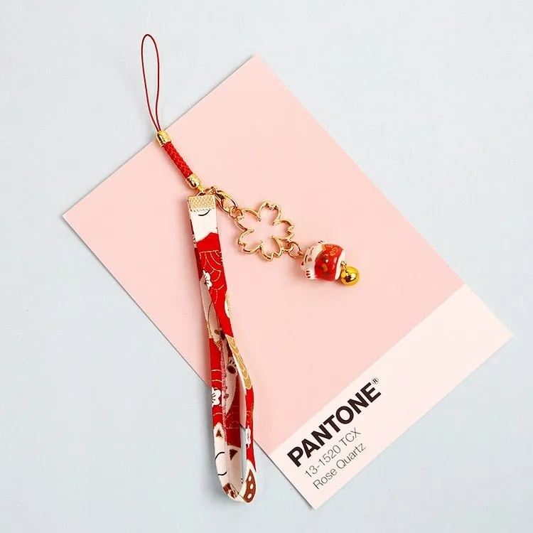 Cute Lucky Kawaii Cat Fortune Keychain