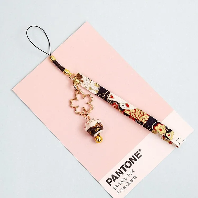 Cute Lucky Kawaii Cat Fortune Keychain