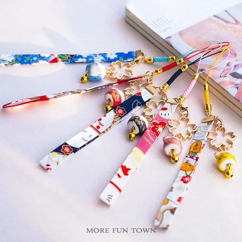 Cute Lucky Kawaii Cat Fortune Keychain