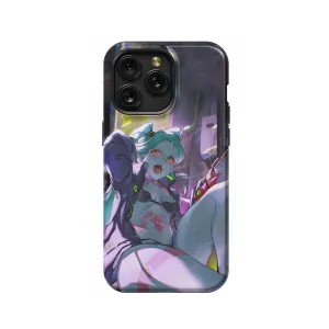 Cyberpunk Anime Rebecca Japanese Manga Phone Case iPhone Samsung Pixel & More #47