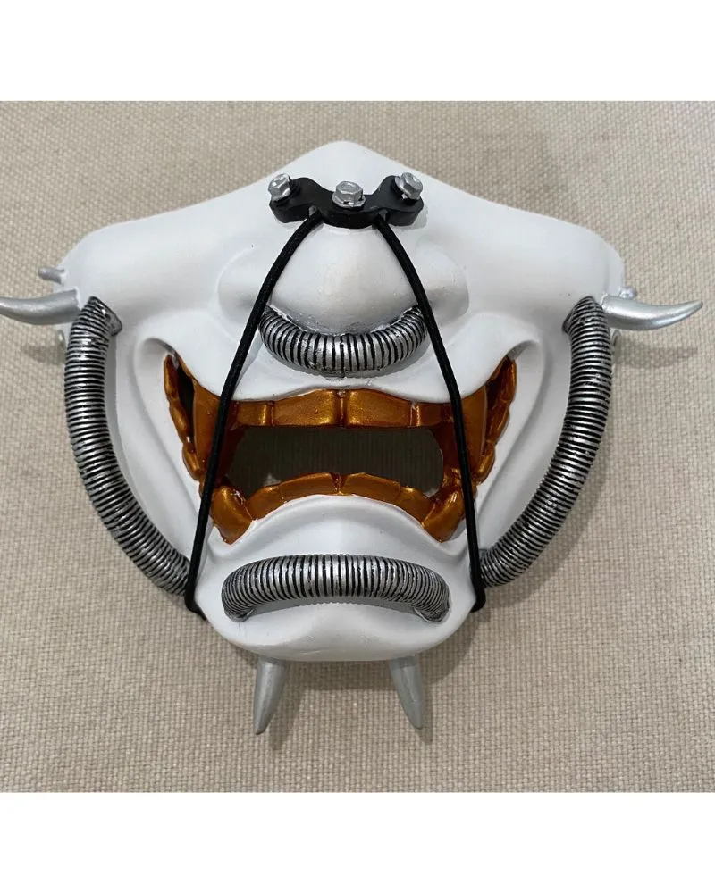 Cyberpunk Japanese Hannya Half Face Mask
