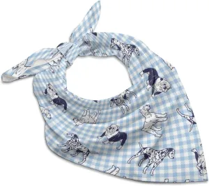 Dalmatian Dog Pattern Bandana for Men Women Headscarf Handkerchief Scarf