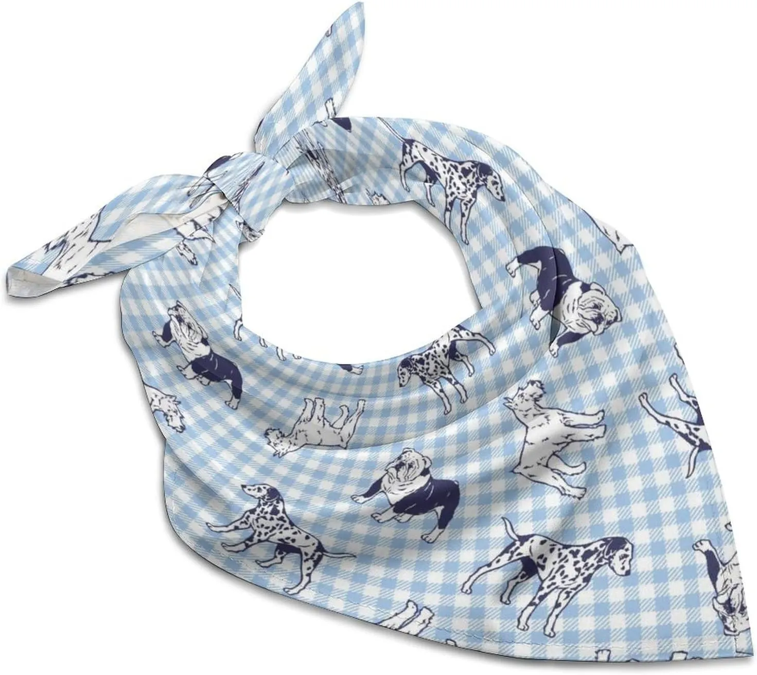 Dalmatian Dog Pattern Bandana for Men Women Headscarf Handkerchief Scarf