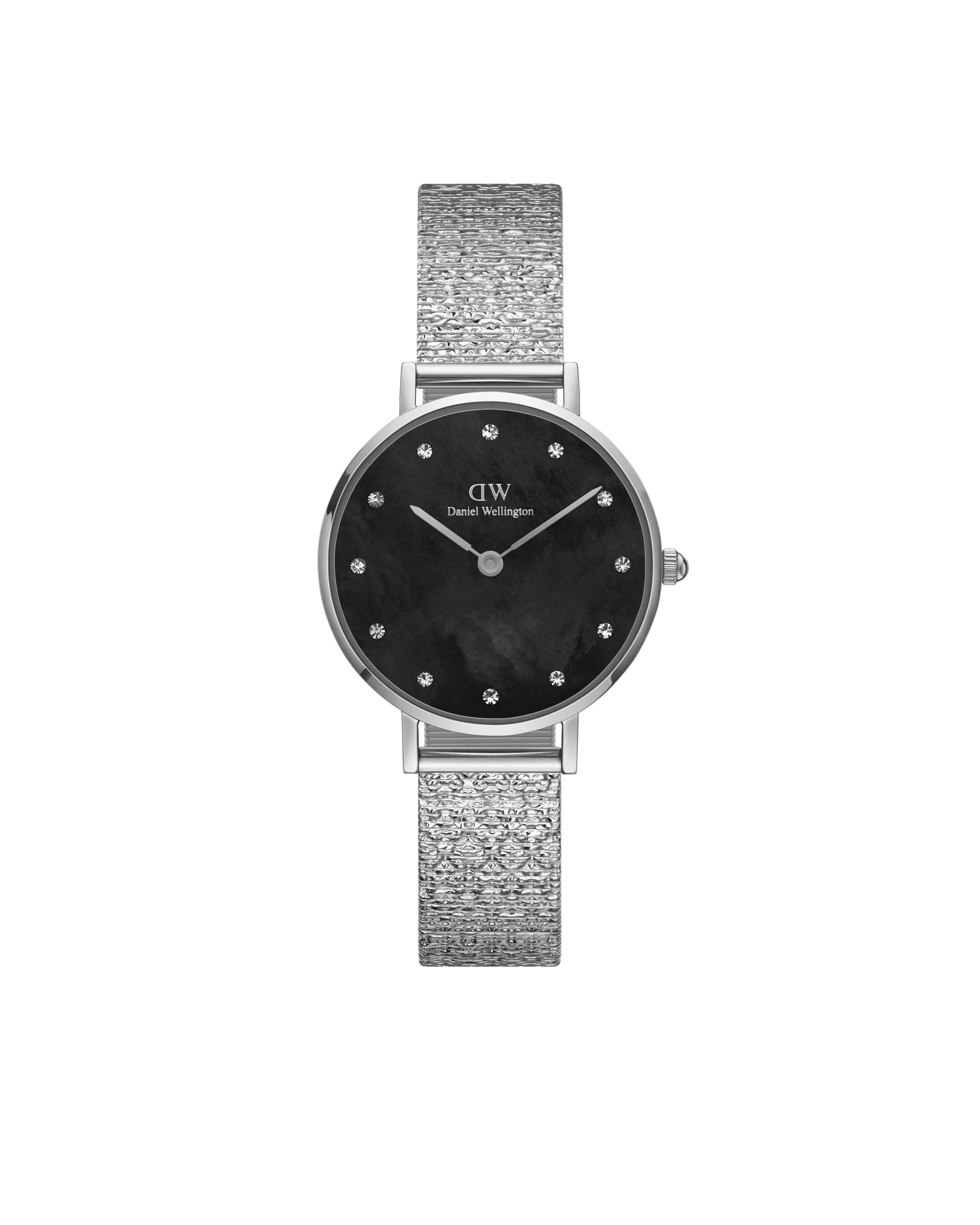 Daniel Wellington Mother of Pearl Black Dial Women Analogue Watch - DW00100593