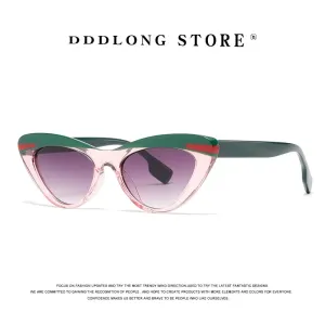DDDLONG Retro Fashion Cat Eye Sunglasses