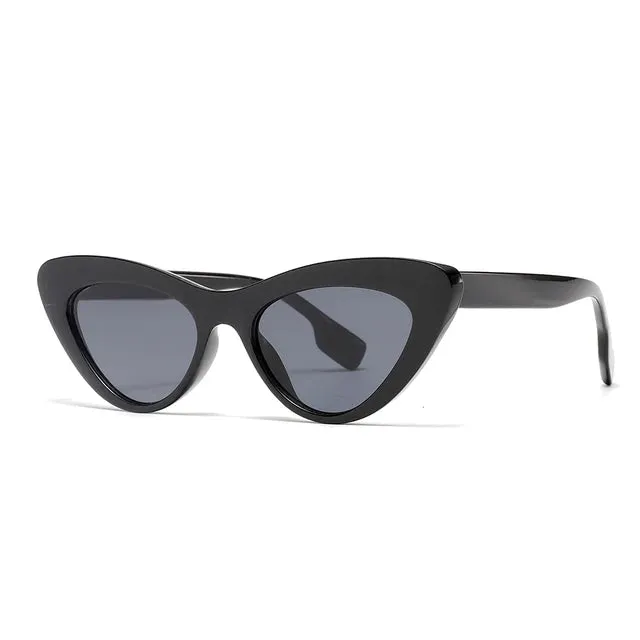 DDDLONG Retro Fashion Cat Eye Sunglasses