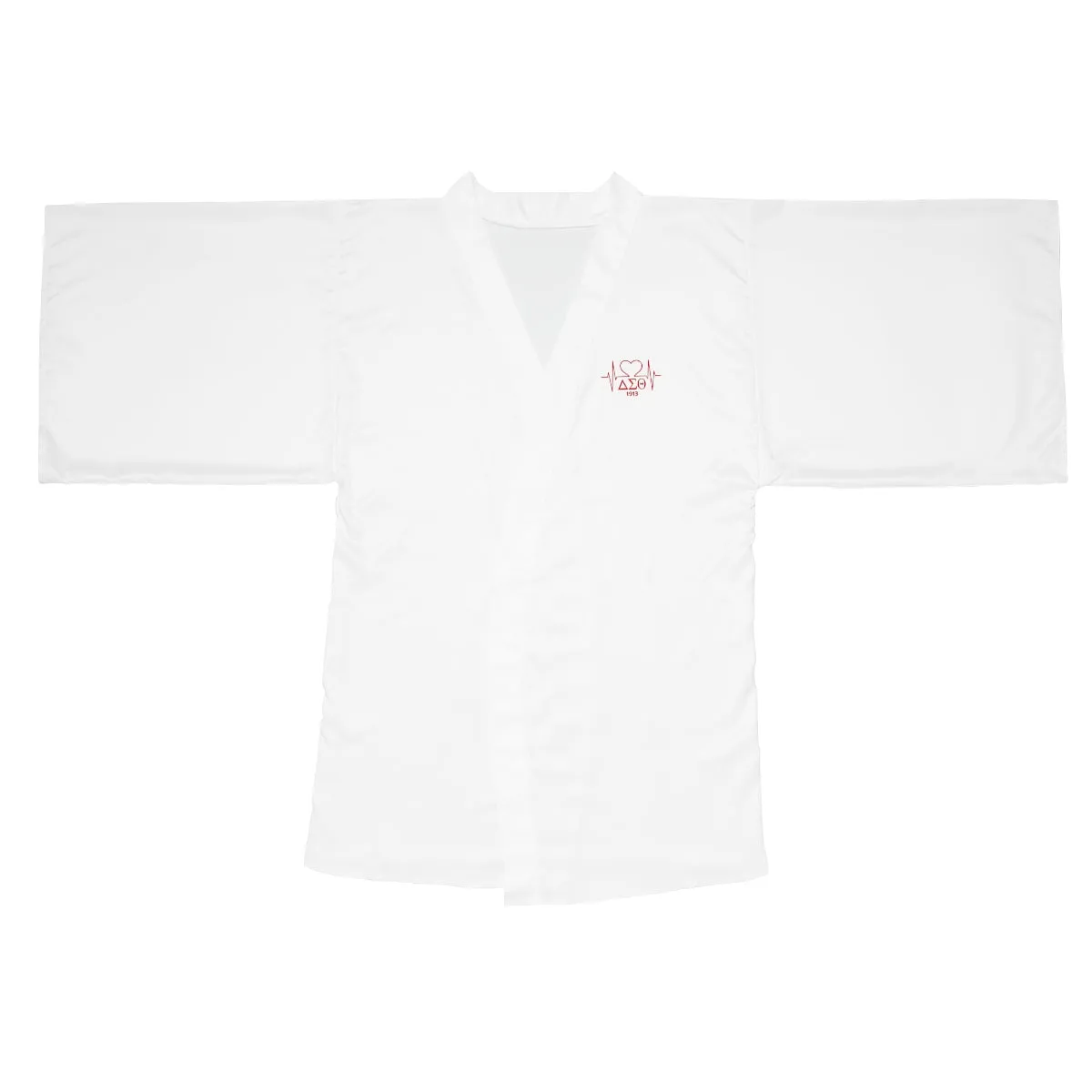 Delta Heartbeat Long Sleeve Kimono Robe