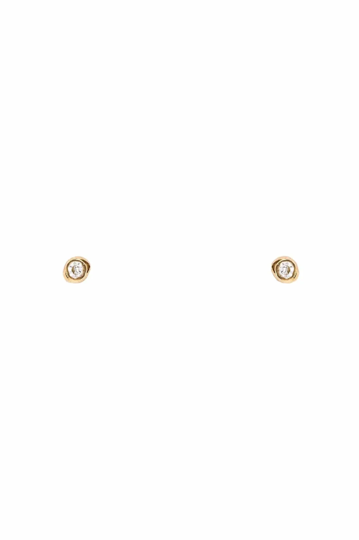 Diamond Nugget Earrings