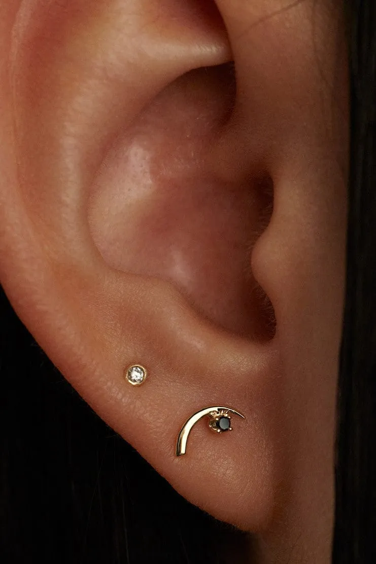 Diamond Nugget Earrings