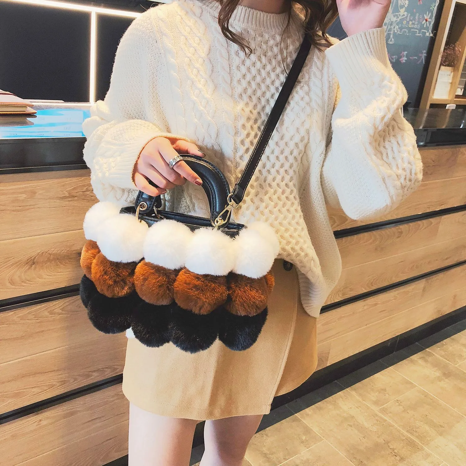 Diana – Plush Shoulder Bag for Women