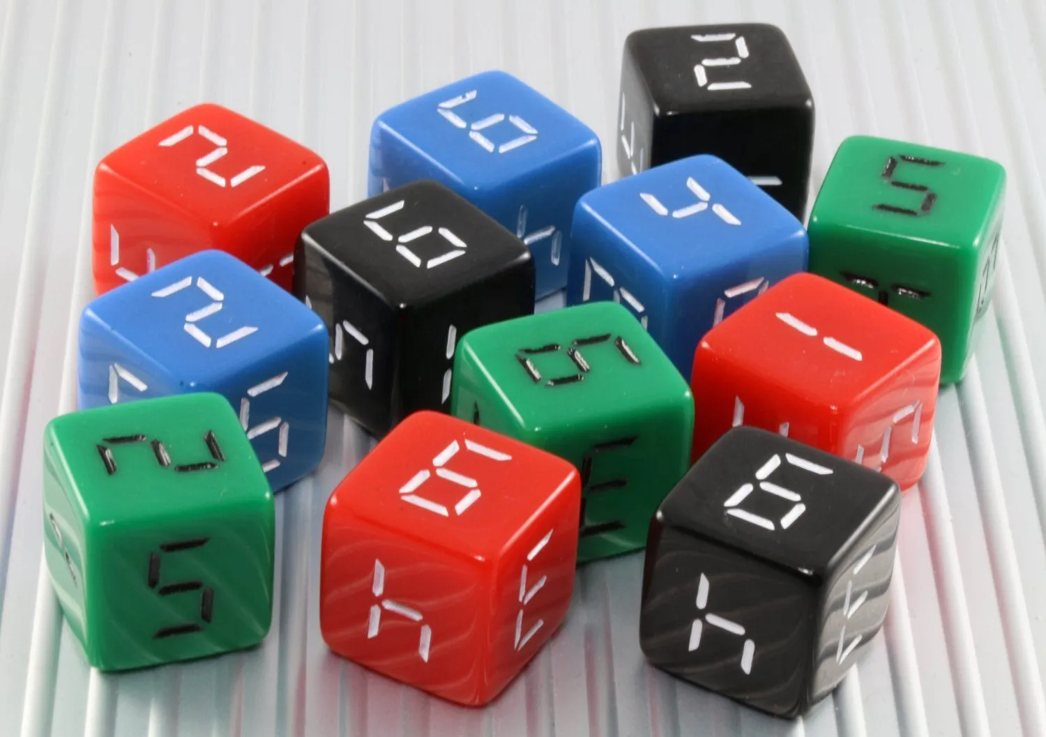 Digital Dice (Blue) | 10 X D6 Dice Set