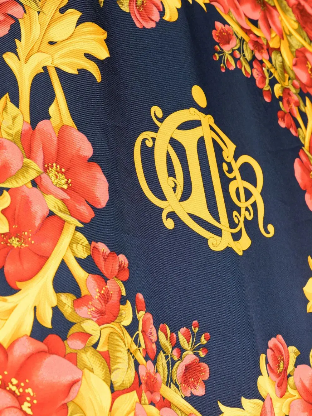 Dior Floral Baroque Silk Scarf