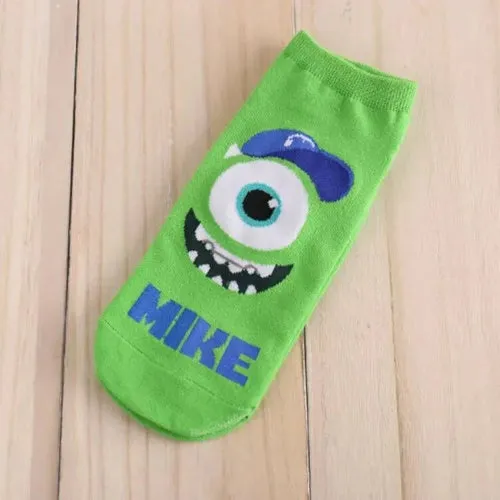 Disney 1pair women Boat socks Mickey cute cartoon Japanese Korean