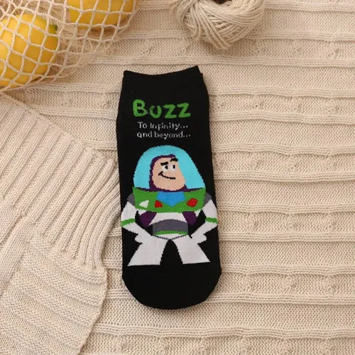 Disney 1pair women Boat socks Mickey cute cartoon Japanese Korean