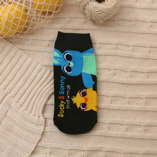 Disney 1pair women Boat socks Mickey cute cartoon Japanese Korean