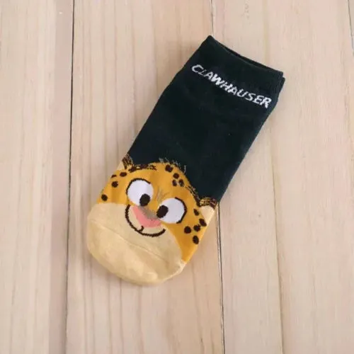 Disney 1pair women Boat socks Mickey cute cartoon Japanese Korean