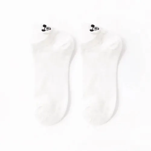 Disney 1pair women Boat socks Mickey cute cartoon Japanese Korean