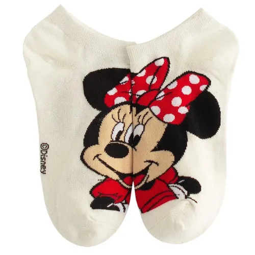 Disney 1pair women Boat socks Mickey cute cartoon Japanese Korean