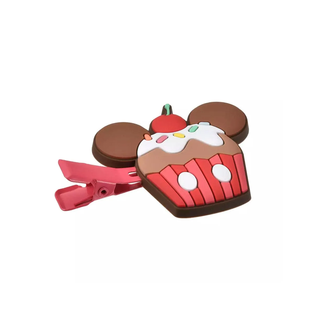 Disney Mickey & Minnie Cup Cake Hair Clip Set