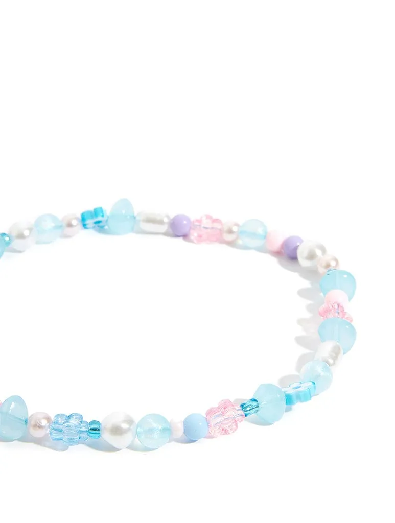 Ditsy Flower Beaded Strap