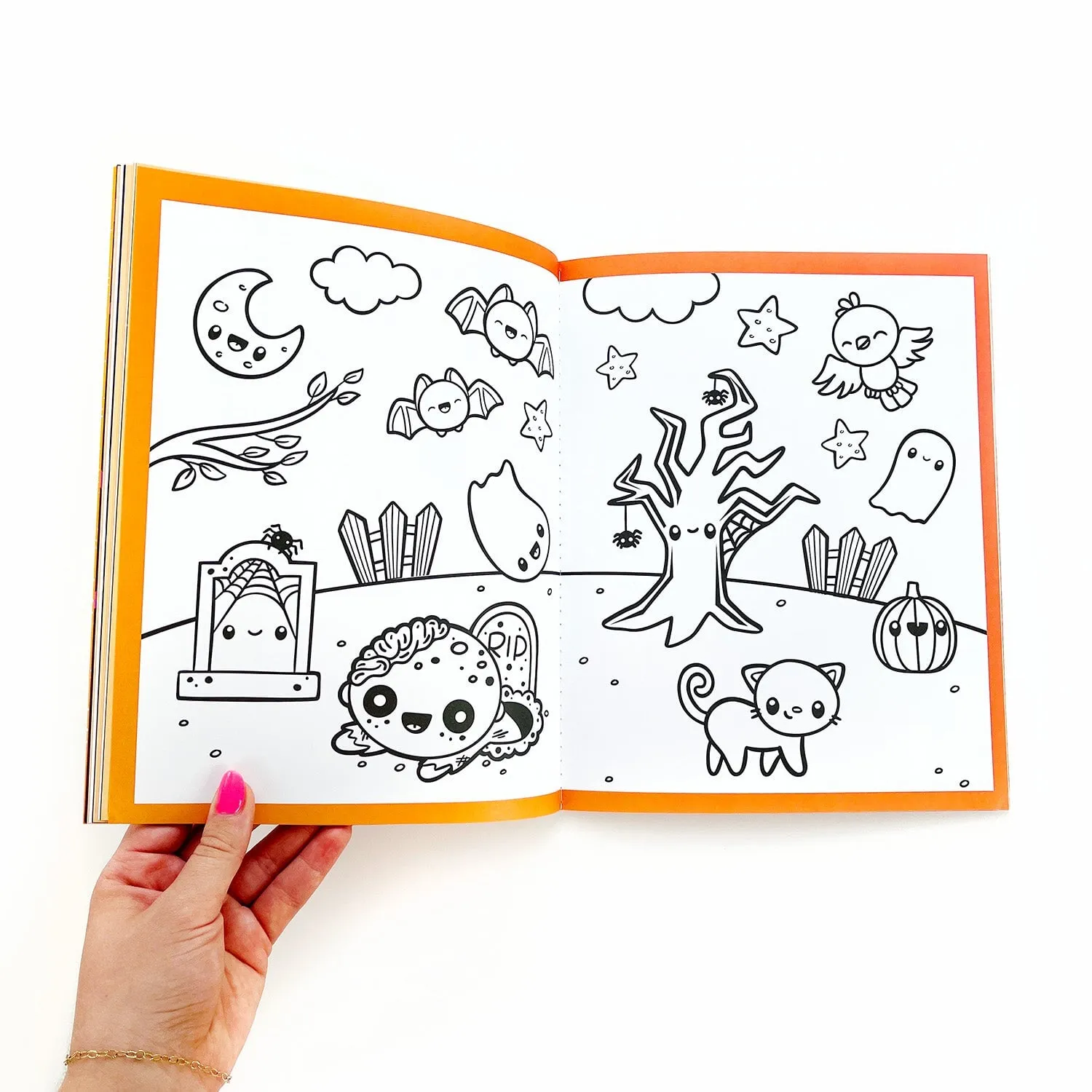 Draw-Along Halloween Sticker Book
