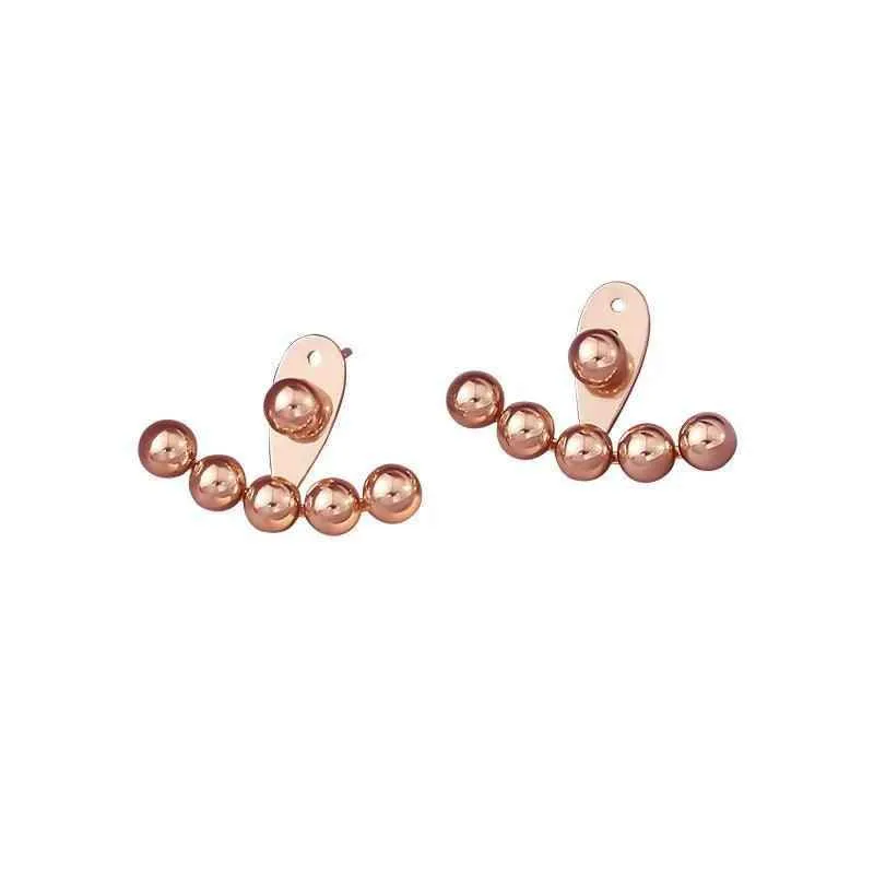 Earrings Charm Jewelry Gold Bean Cool Accessory XYS104