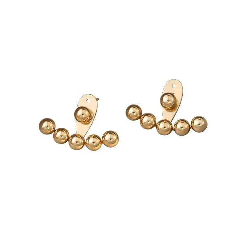 Earrings Charm Jewelry Gold Bean Cool Accessory XYS104