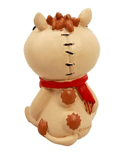 Ebros Furry Bones Mel The Desert Camel Suit Skeleton Monster Sit Up Ornament Figurine