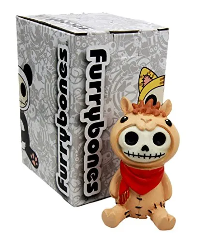 Ebros Furry Bones Mel The Desert Camel Suit Skeleton Monster Sit Up Ornament Figurine