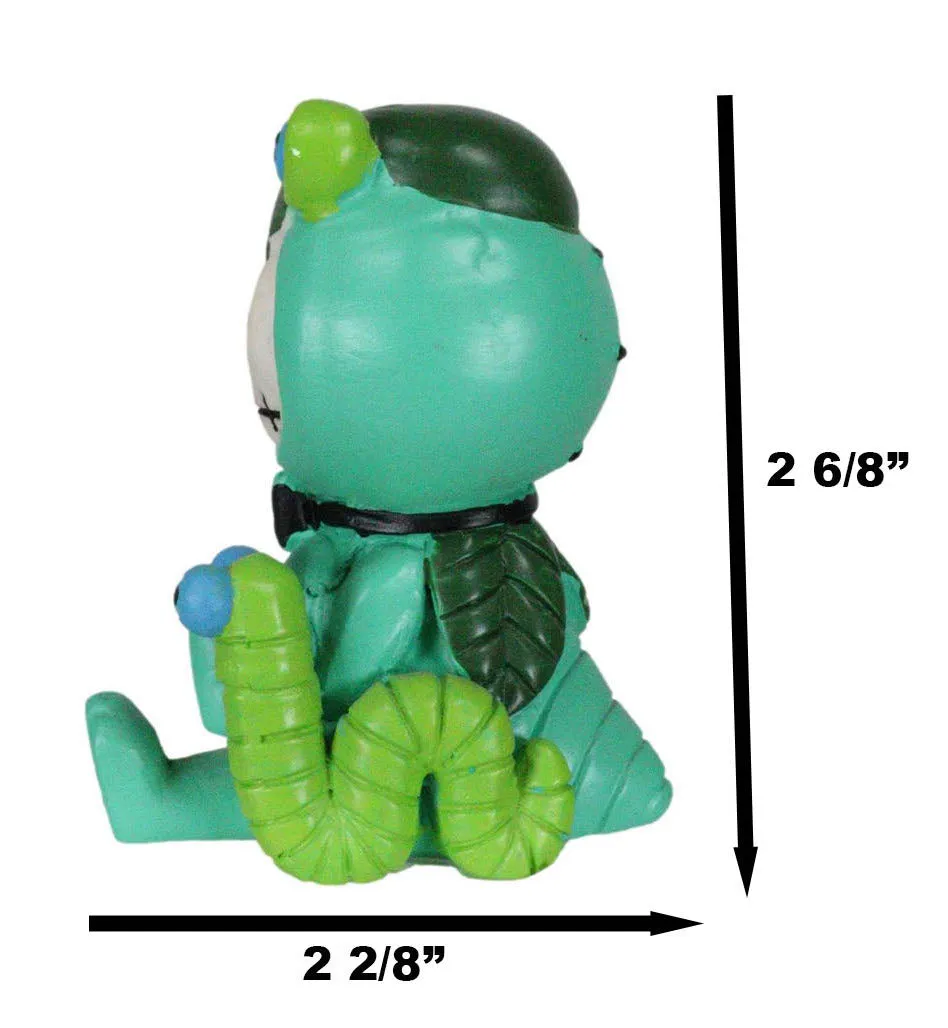 Ebros Furrybones Manny The Mantis Hooded Skeleton Monster Collectible Sculpture