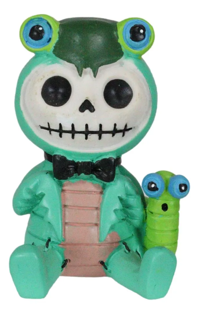 Ebros Furrybones Manny The Mantis Hooded Skeleton Monster Collectible Sculpture