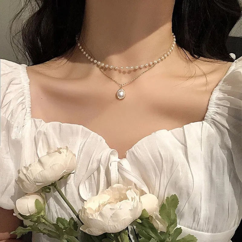 Edgy Thick Chain Layered with Multi-Style Pendant Necklaces
