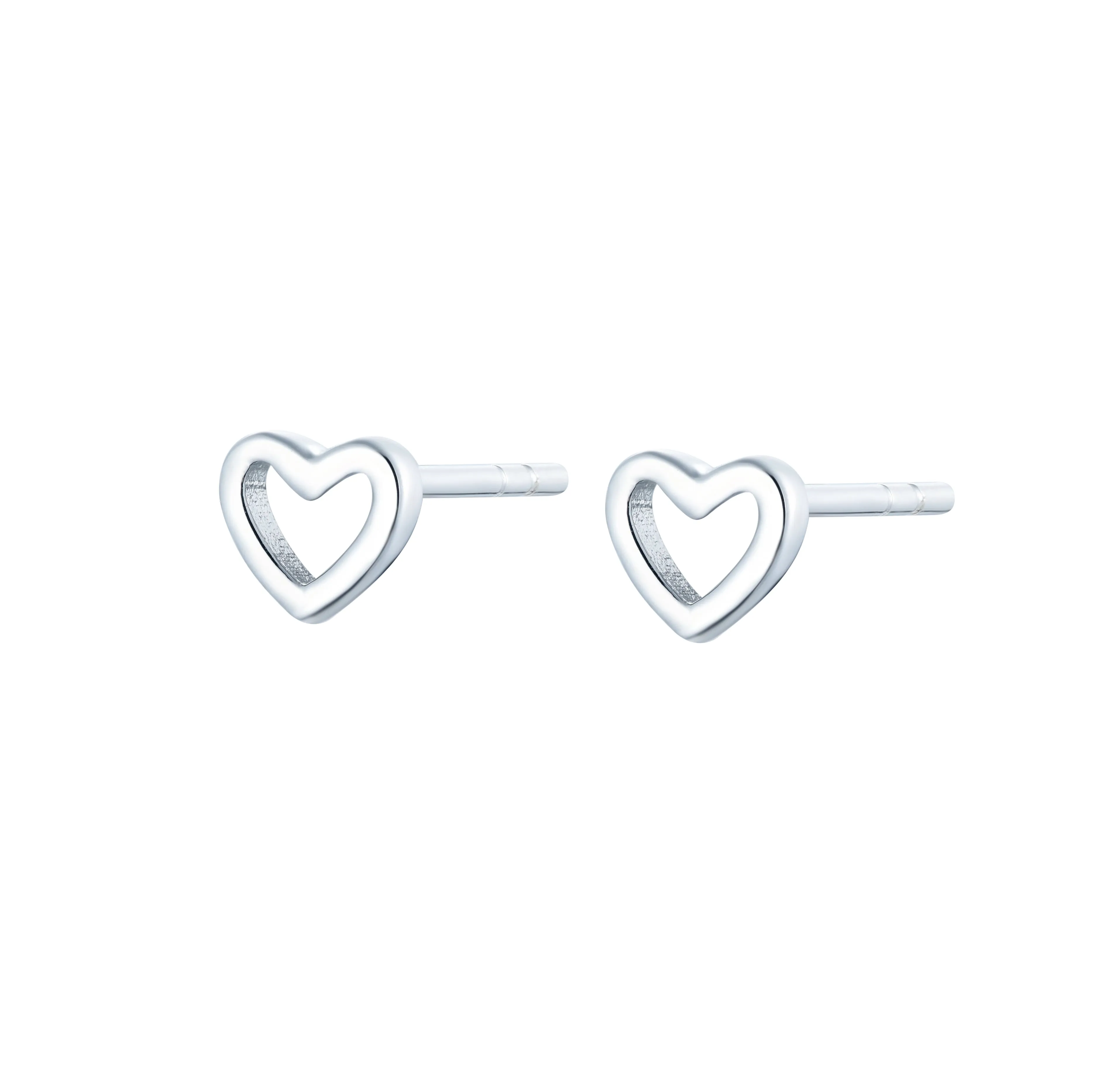 EG-4/S - Heart Shape Stud Earrings