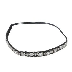 Elastic Hair Bands for Women Pearl Headband Sparkle Headband for Girls